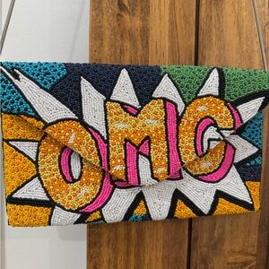 Ricki Designs OMG Beaded Clutch